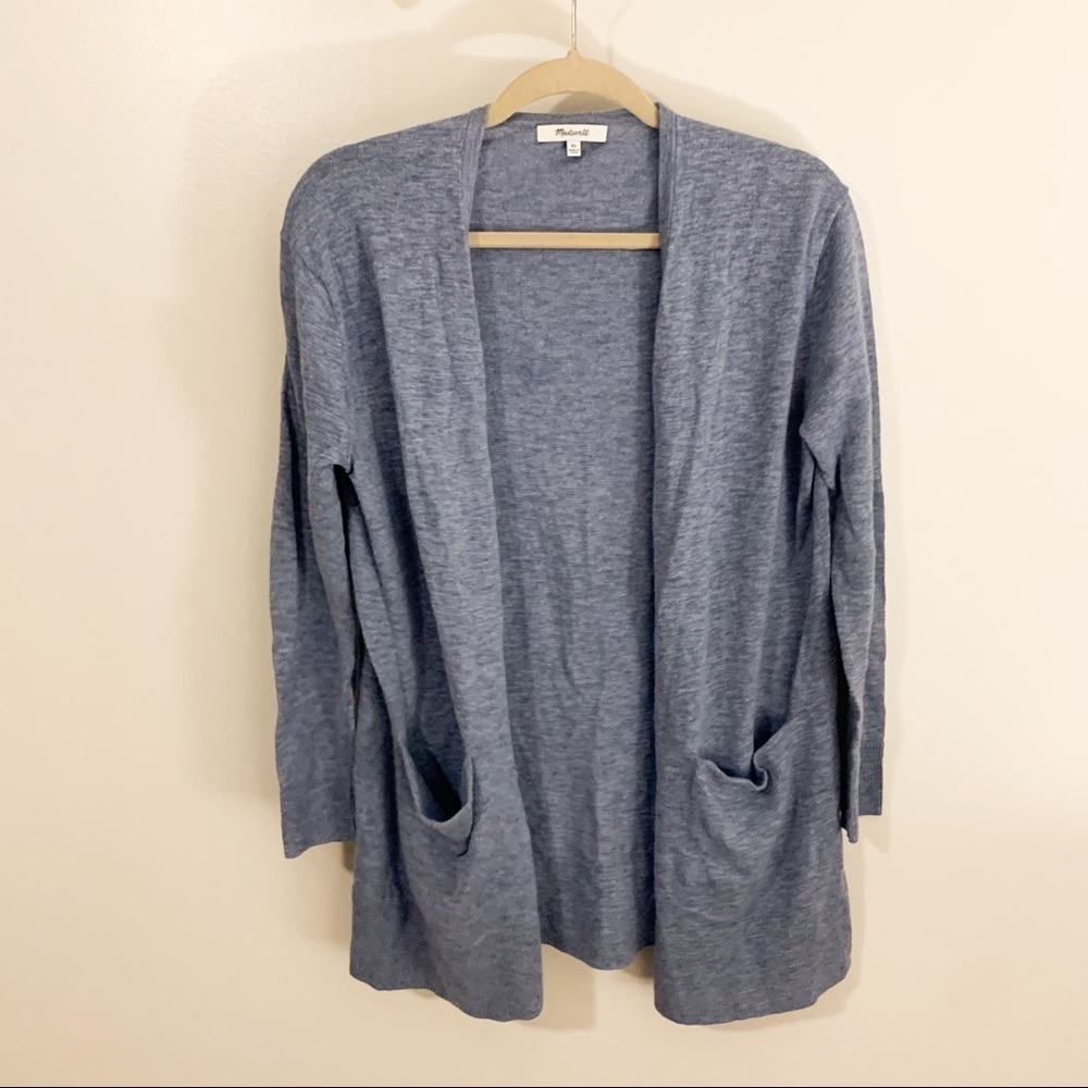 Madewell Cardigan Lightweight Blue